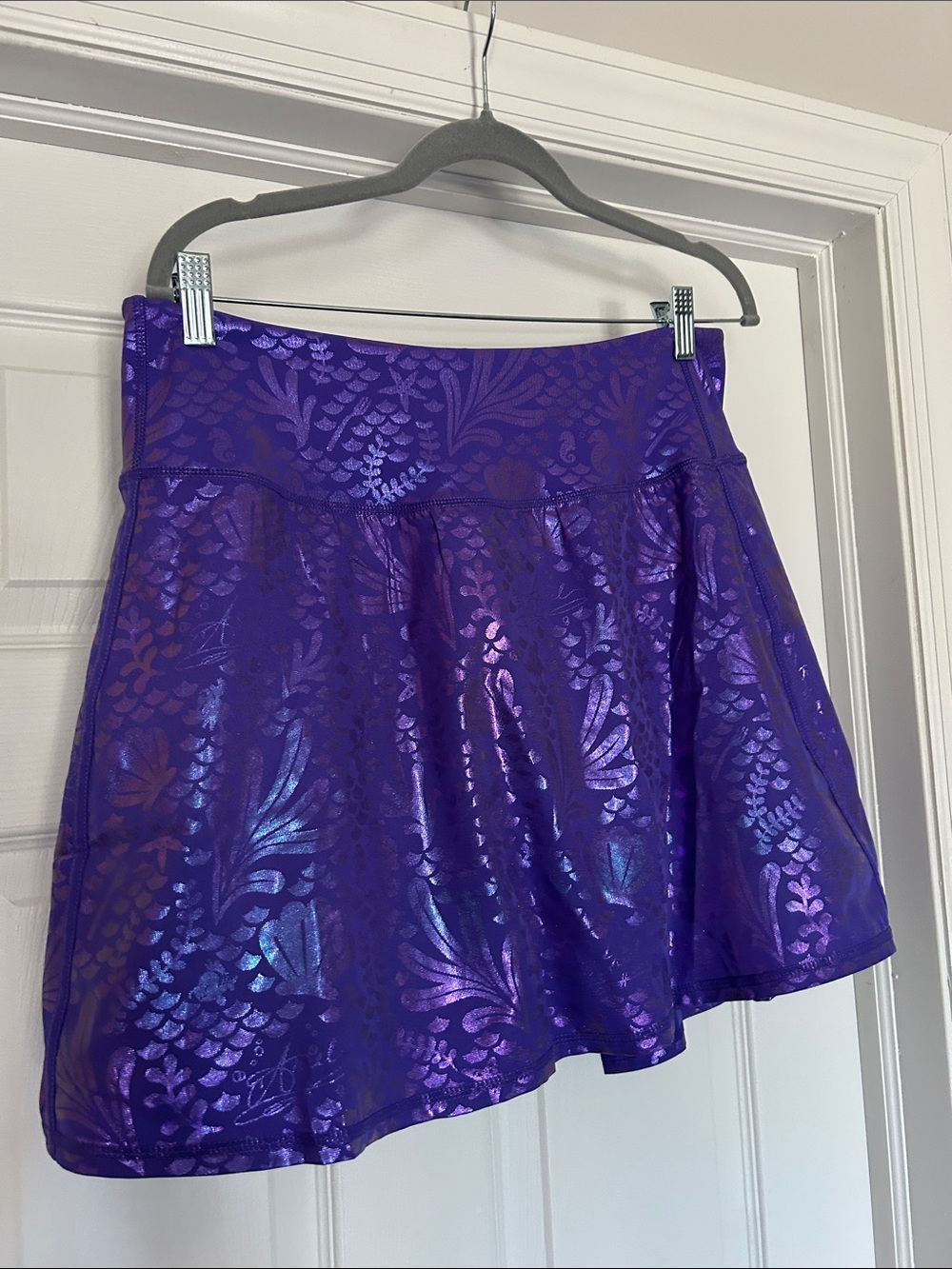 Crowned Athletics x Disney Ariel Purple Athletic Skirt
